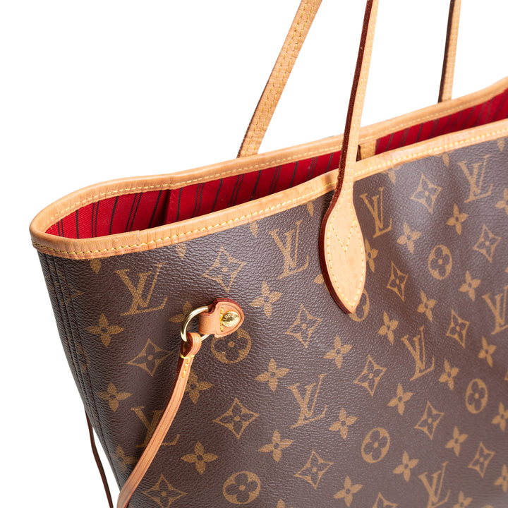 LOUIS VUITTON Neverfull Monogram MM w/ pouch