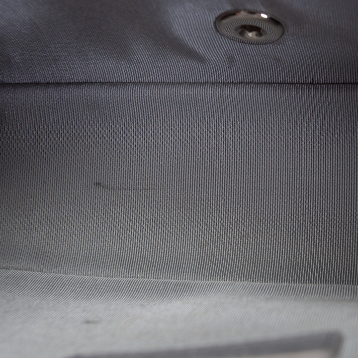 CHANEL Chevron Mademoiselle Flap Bag - Gray OUTLET FINAL SALE