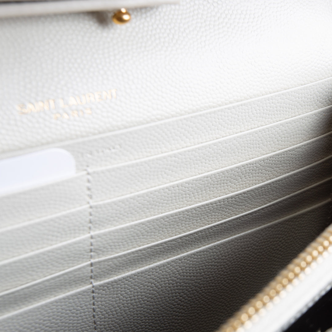 Saint Laurent Cassandre Envelope Wallet on Chain