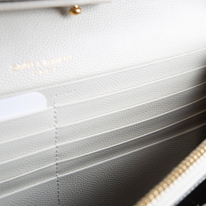 Saint Laurent Cassandre Envelope Wallet on Chain