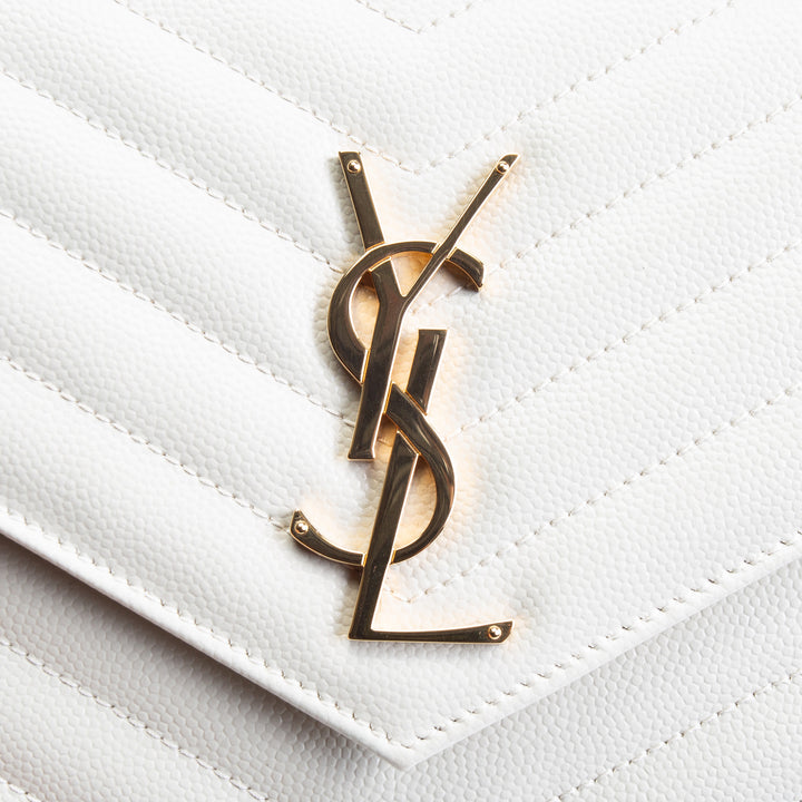 Saint Laurent Cassandre Envelope Wallet on Chain