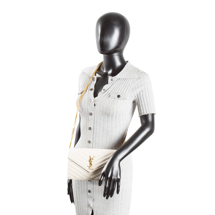 Saint Laurent Cassandre Envelope Wallet on Chain