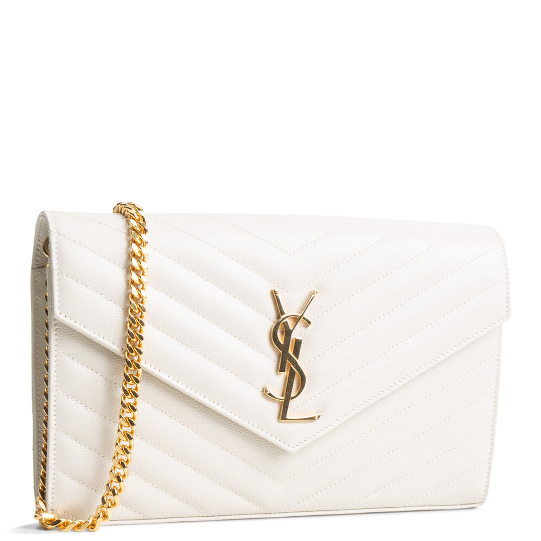 Saint Laurent Cassandre Envelope Wallet on Chain