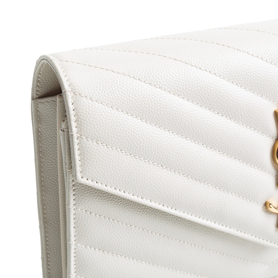 Saint Laurent Cassandre Envelope Wallet on Chain