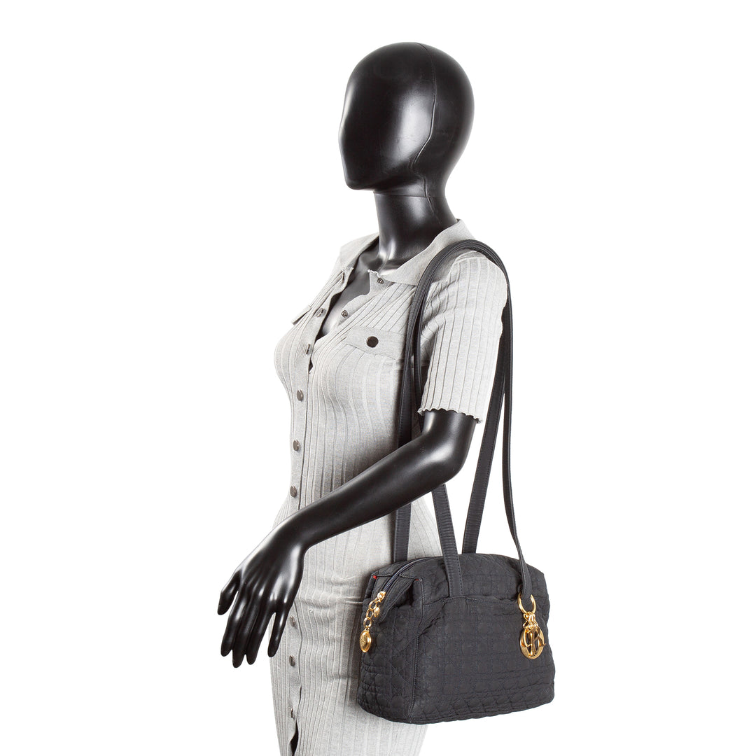 DIOR Lady Dior Cannage Nylon Shoulder Bag OUTLET FINAL SALE