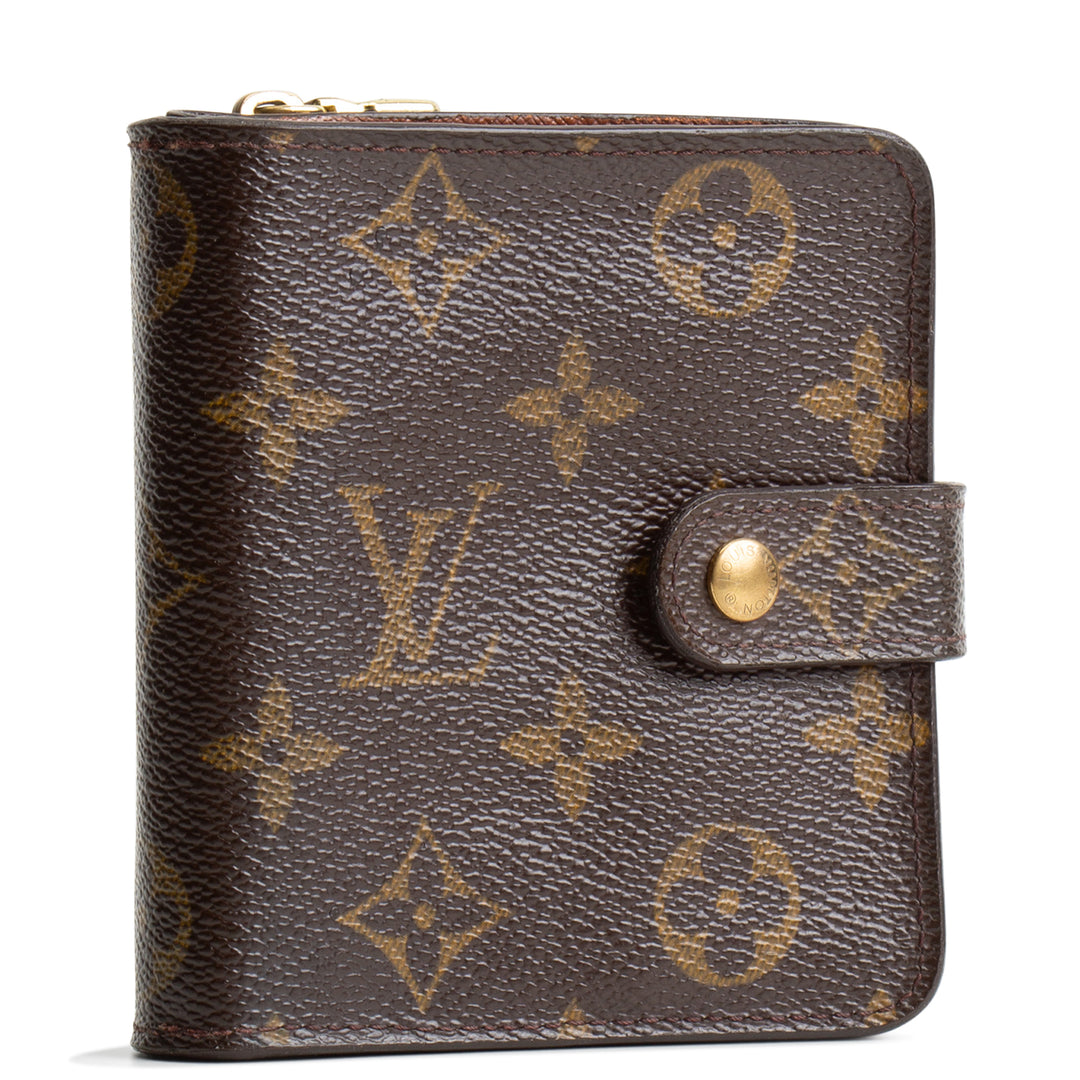 LOUIS VUITTON Vintage Monogram Vintage Bifold Wallet Compact OUTLET FINAL SALE