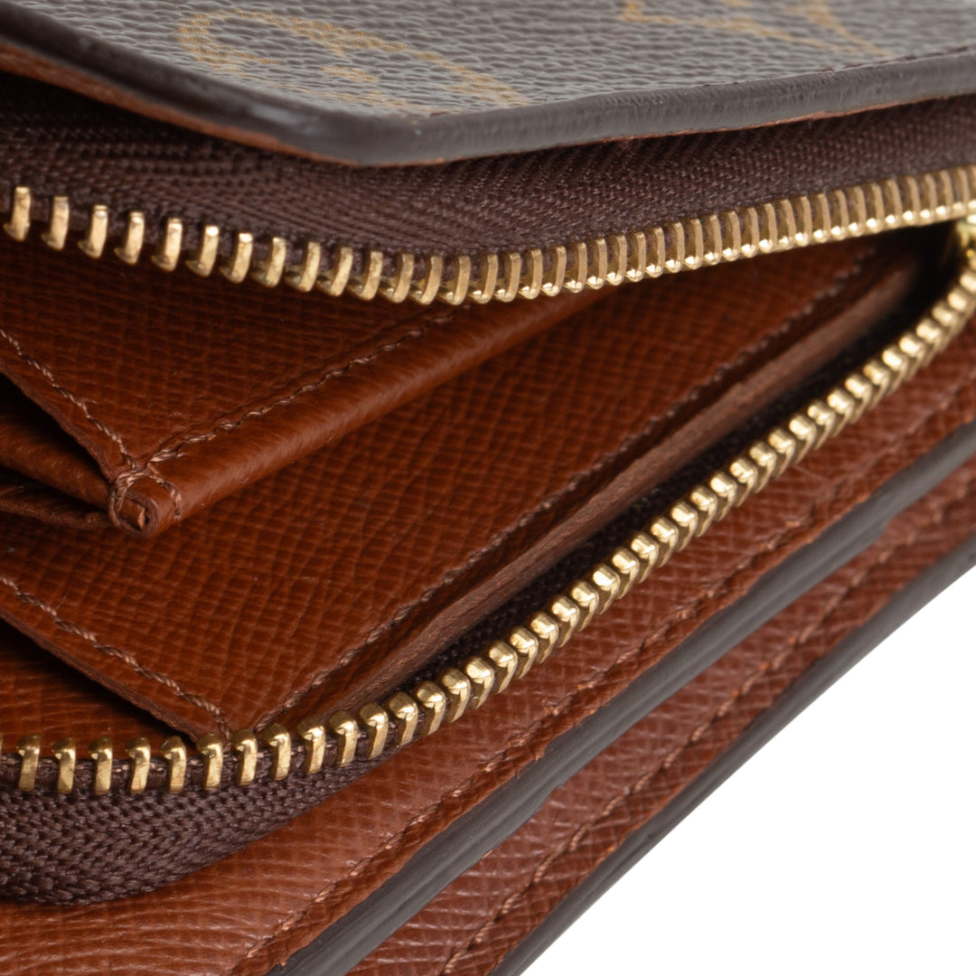 LOUIS VUITTON Vintage Monogram Vintage Bifold Wallet Compact OUTLET FINAL SALE