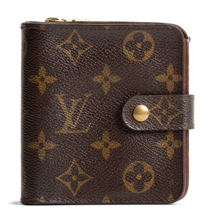 LOUIS VUITTON Vintage Monogram Vintage Bifold Wallet Compact OUTLET FINAL SALE