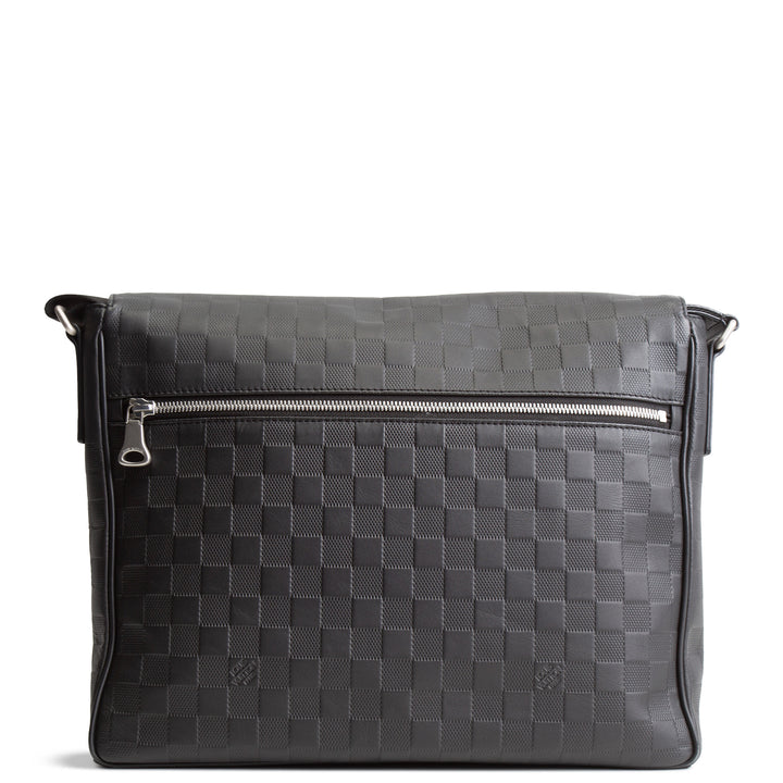 LOUIS VUITTON  Damier Infini Leather District Messenger Bag GM - Black