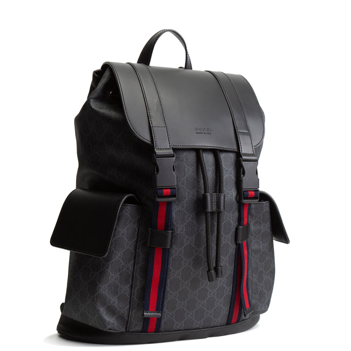 GUCCI GG Supreme Web Soft Backpack
