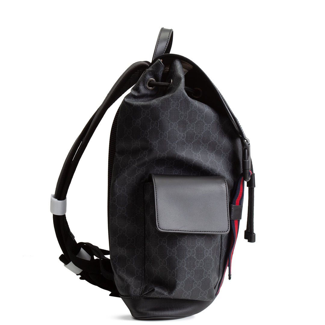 GUCCI GG Supreme Web Soft Backpack
