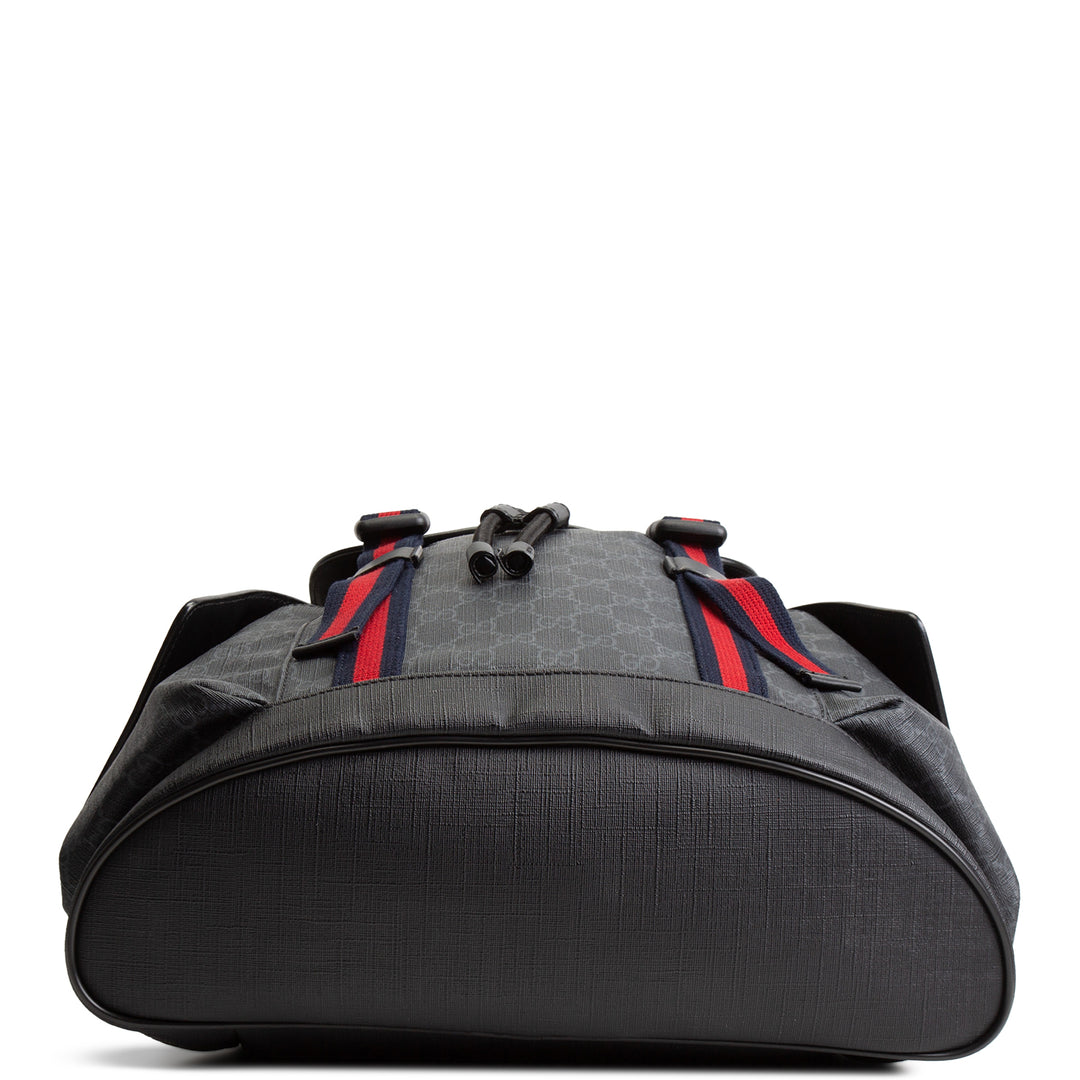 GUCCI GG Supreme Web Soft Backpack