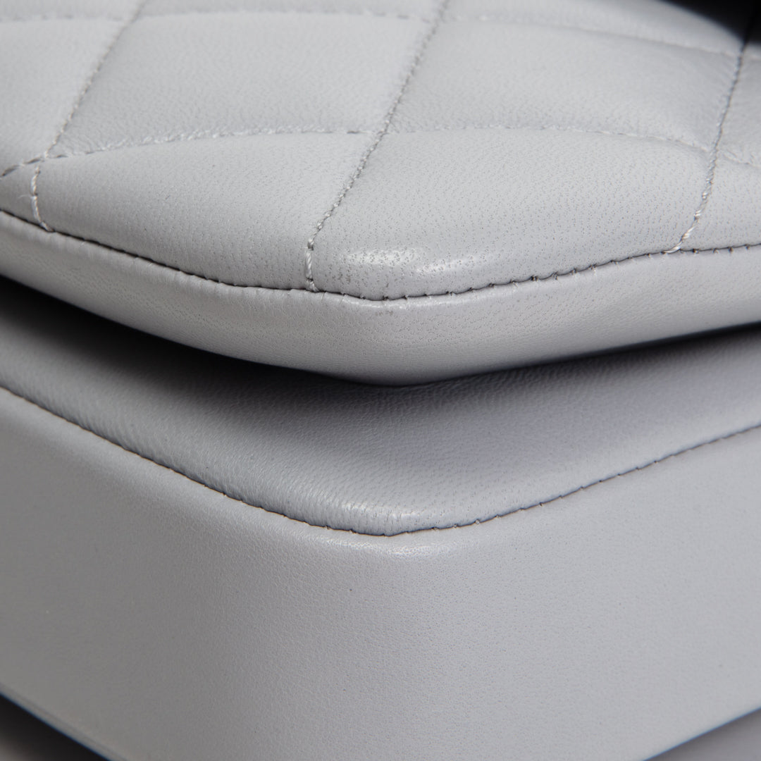 CHANEL Trendy CC Small Flap Bag - Light Grey