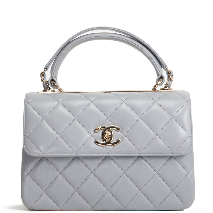 CHANEL Trendy CC Small Flap Bag - Light Grey