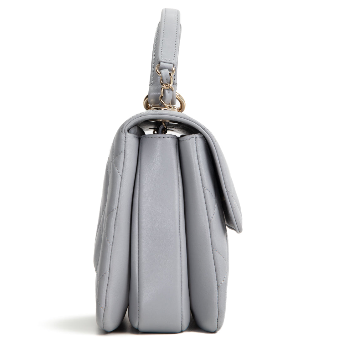 CHANEL Trendy CC Small Flap Bag - Light Grey