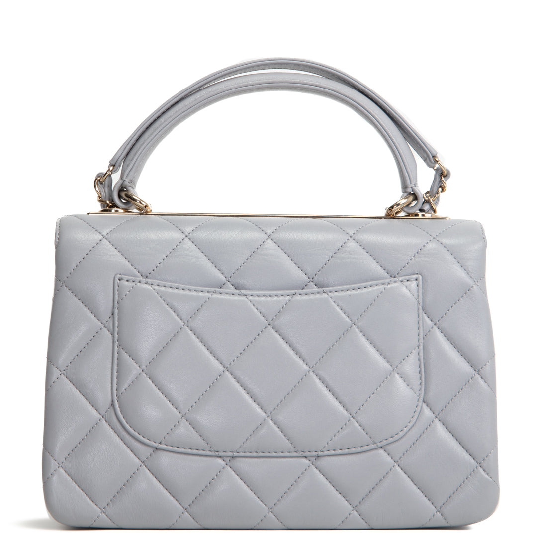 CHANEL Trendy CC Small Flap Bag - Light Grey