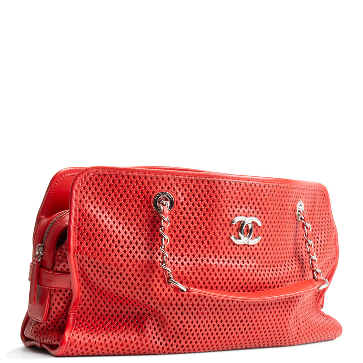 CHANEL Perforated Up In The Air East - West Tote