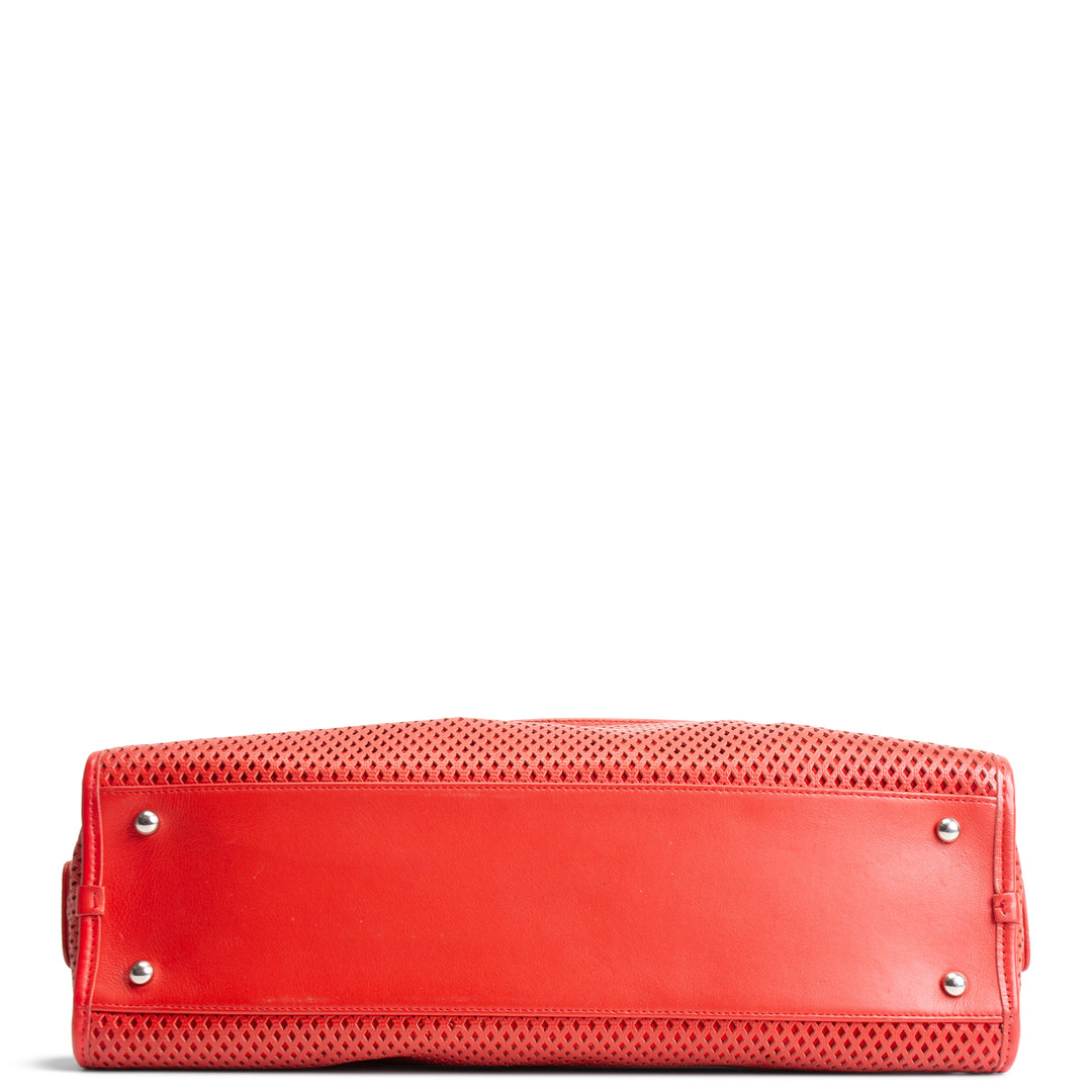 CHANEL Perforated Up In The Air East - West Tote