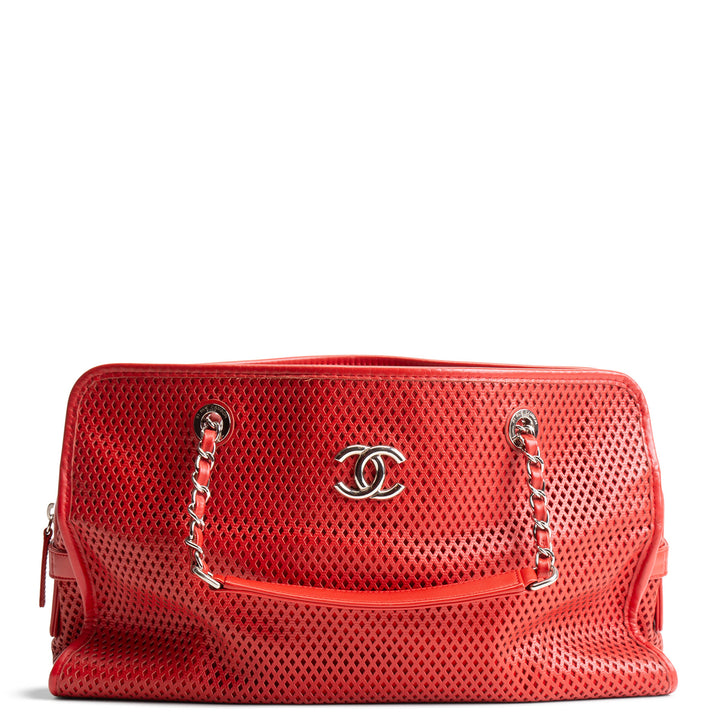 CHANEL Perforated Up In The Air East - West Tote