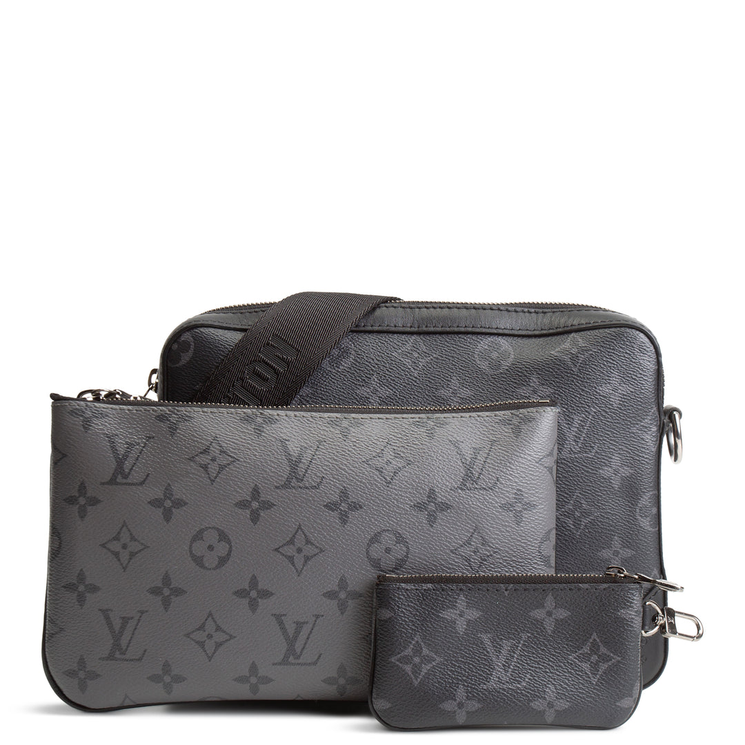LOUIS VUITTON Trio Messenger Eclipse Monogram
