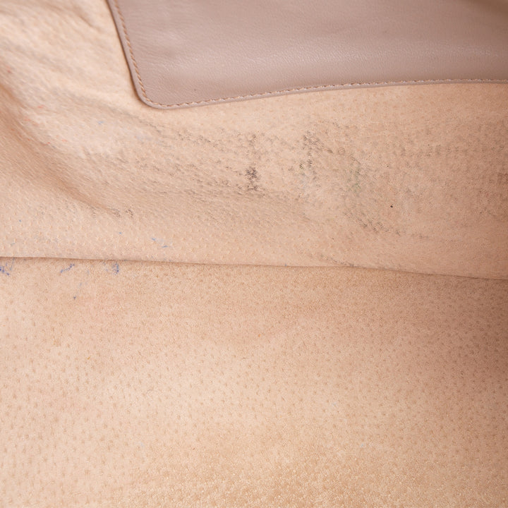 PRADA Soft Calf Convertible Tote - Gray OUTLET FINAL SALE