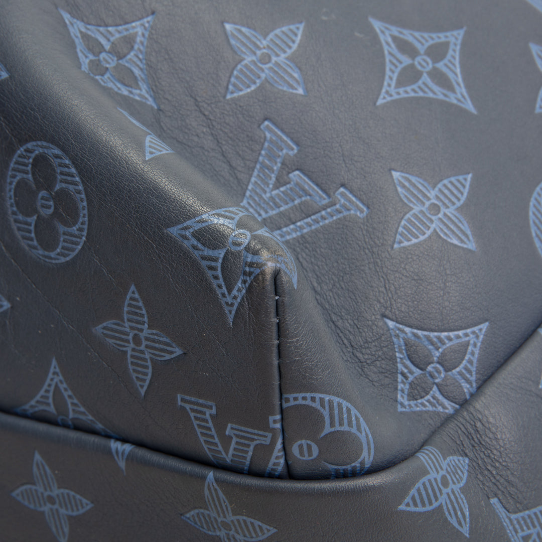 LOUIS VUITTON Shadow Monogram Sprinter Backpack - Blue