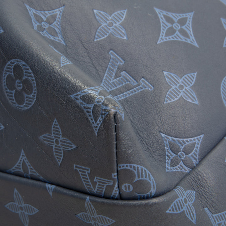LOUIS VUITTON Shadow Monogram Sprinter Backpack - Blue