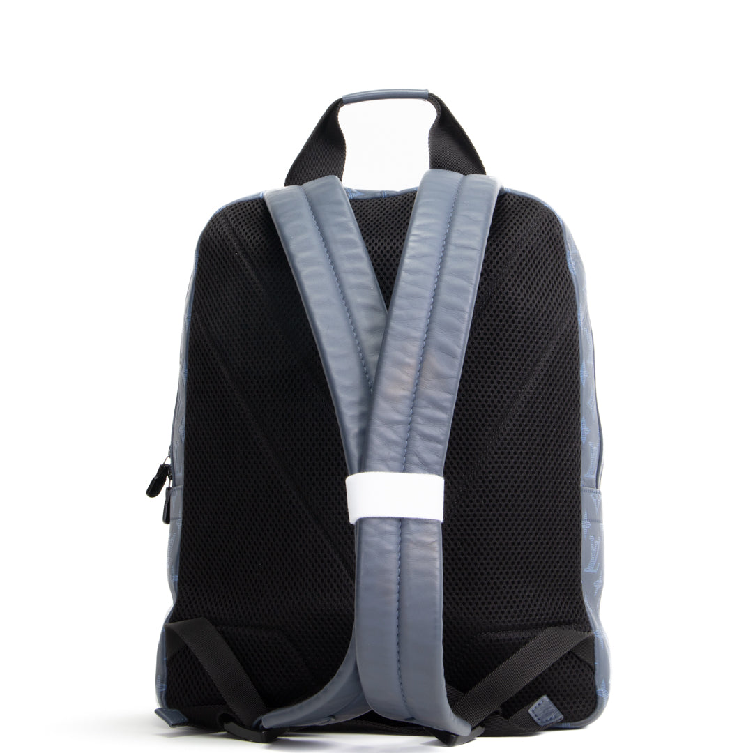 LOUIS VUITTON Shadow Monogram Sprinter Backpack - Blue