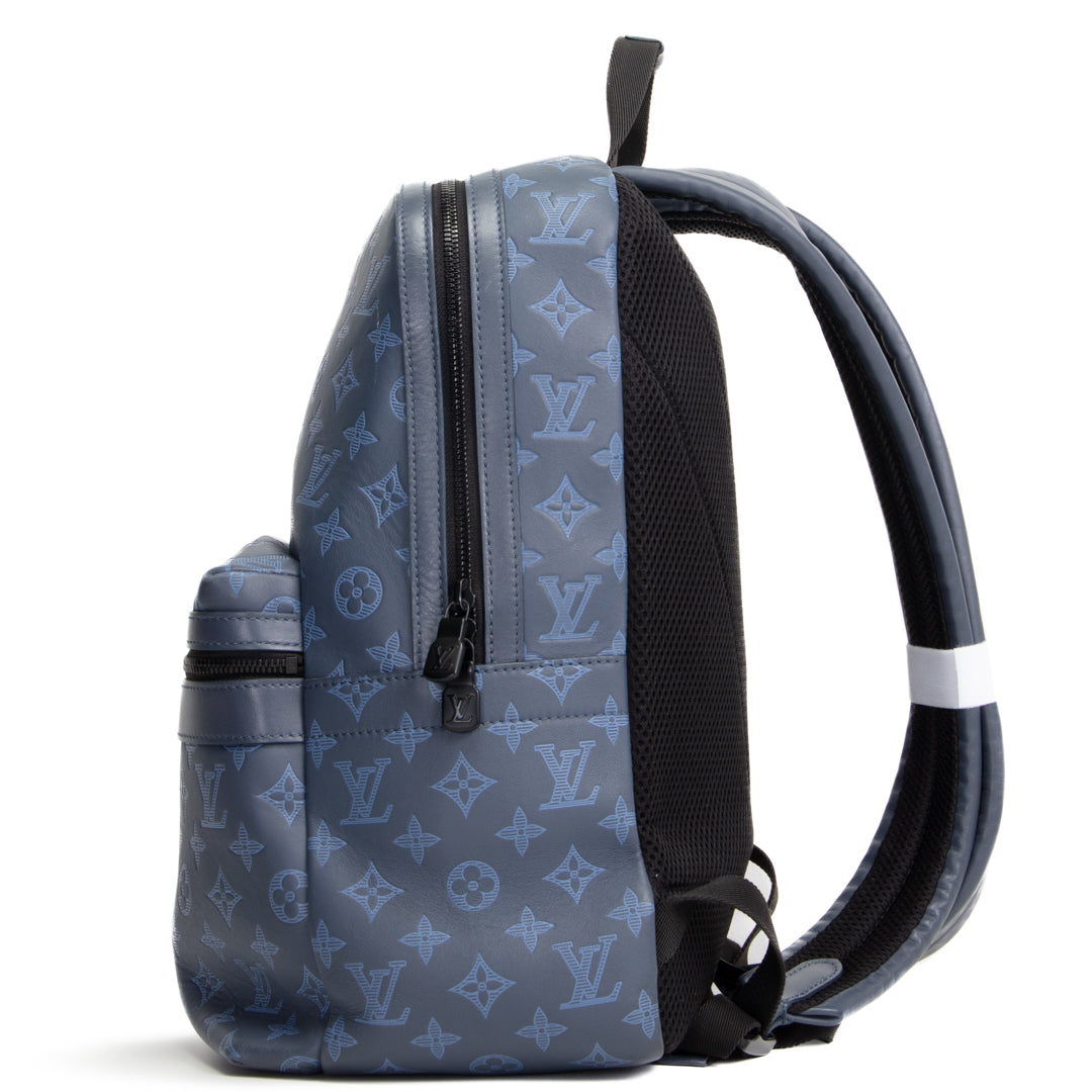 LOUIS VUITTON Shadow Monogram Sprinter Backpack - Blue
