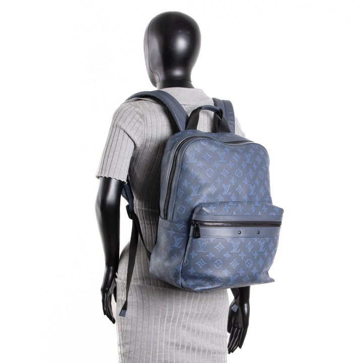 LOUIS VUITTON Shadow Monogram Sprinter Backpack - Blue