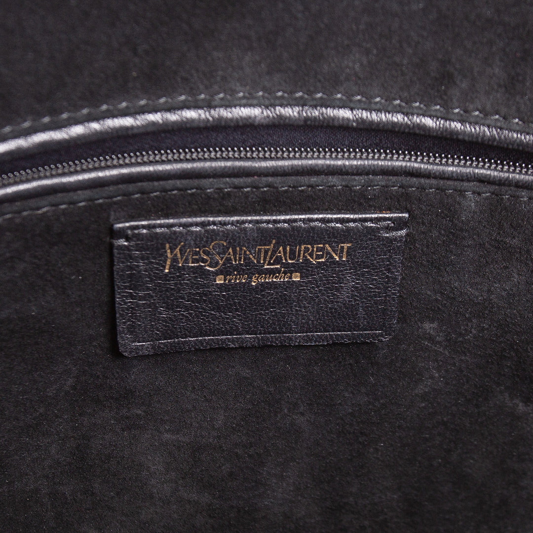 SAINT LAURENT Alligator Muse Satchel - Large