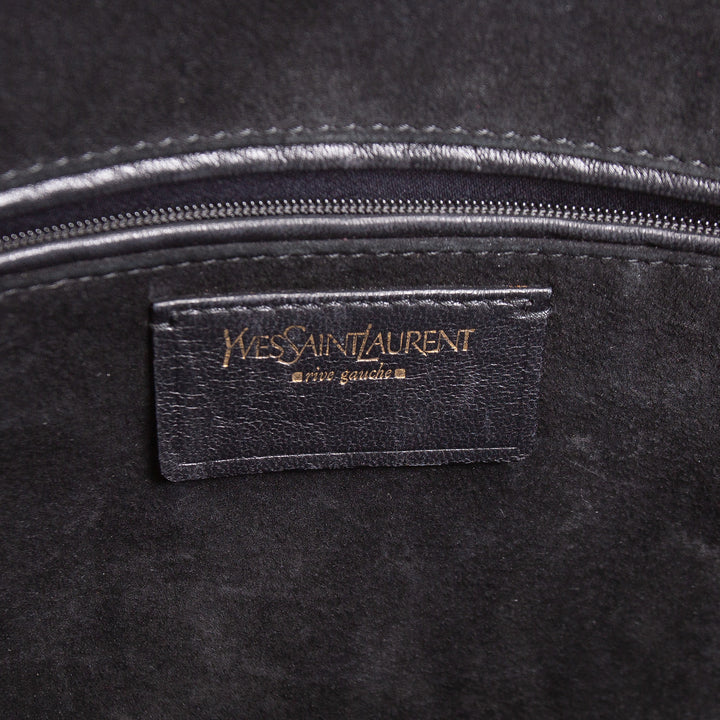 SAINT LAURENT Alligator Muse Satchel - Large