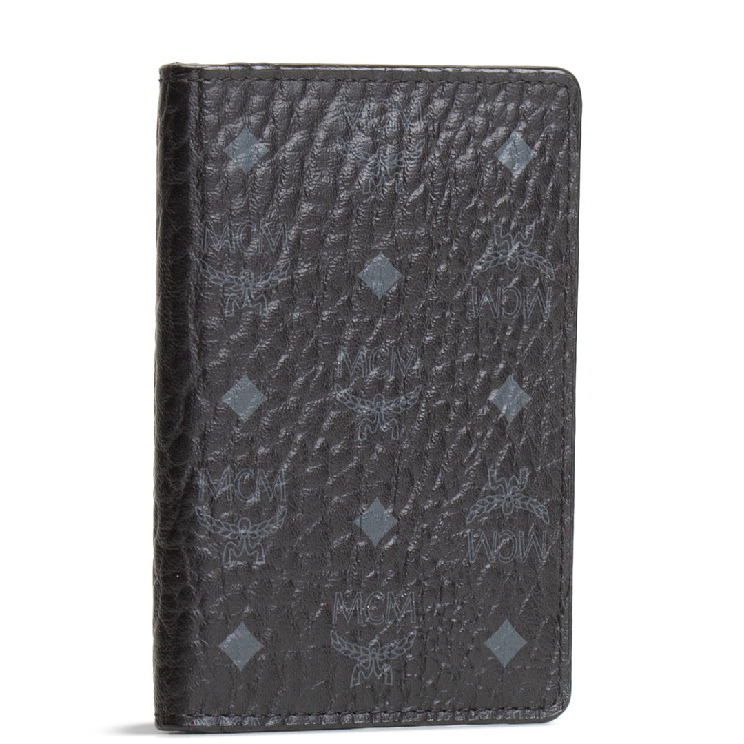 MCM Visetos Bifold Wallet - Black