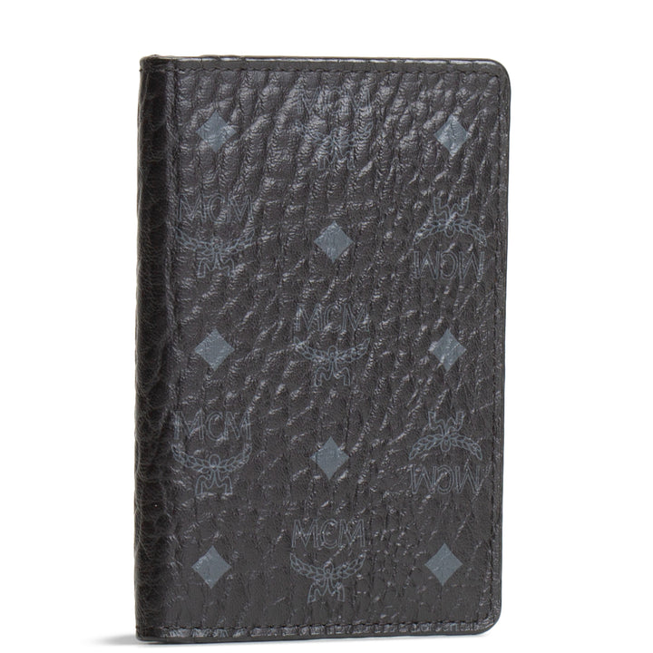 MCM Visetos Bifold Wallet - Black