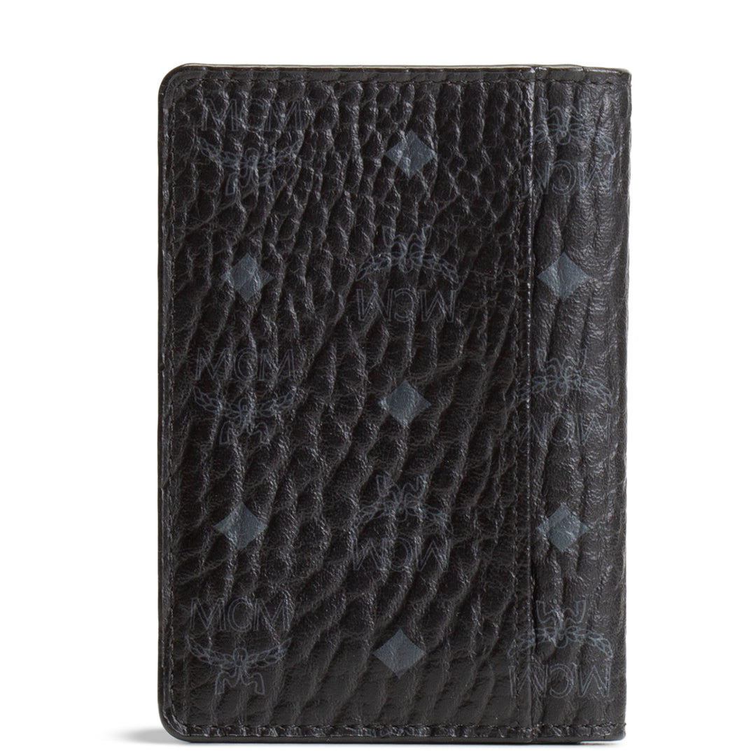 MCM Visetos Bifold Wallet - Black