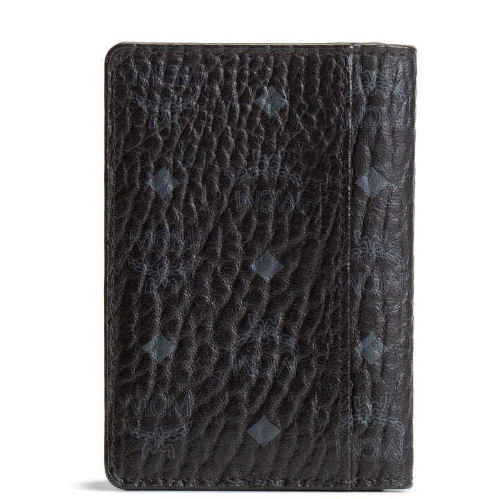 MCM Visetos Bifold Wallet - Black