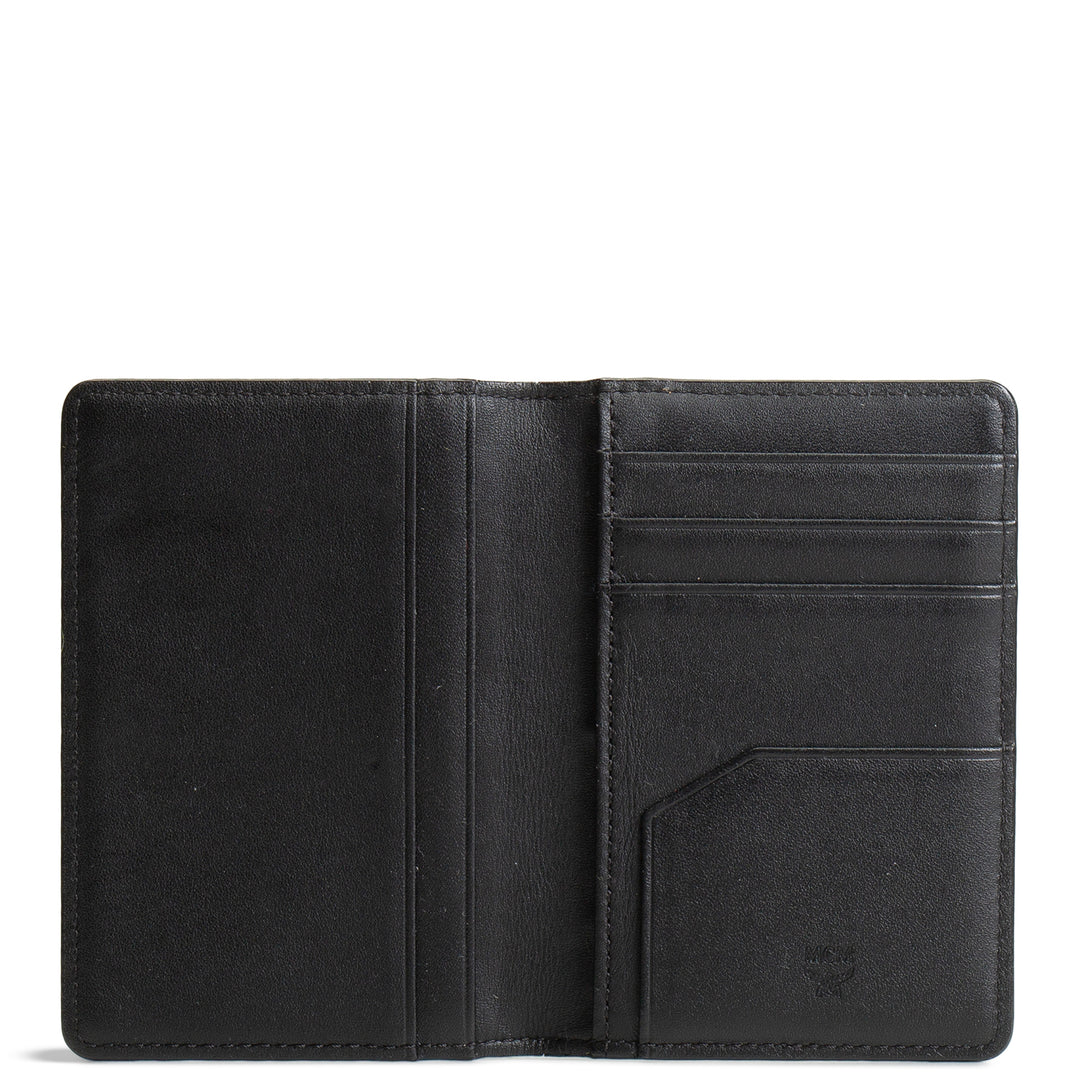 MCM Visetos Bifold Wallet - Black