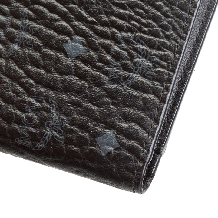 MCM Visetos Bifold Wallet - Black