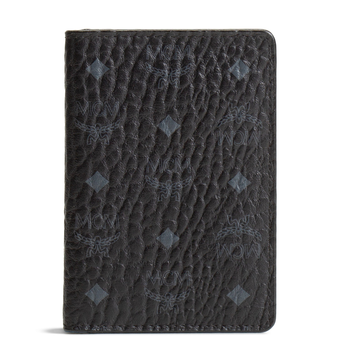 MCM Visetos Bifold Wallet - Black