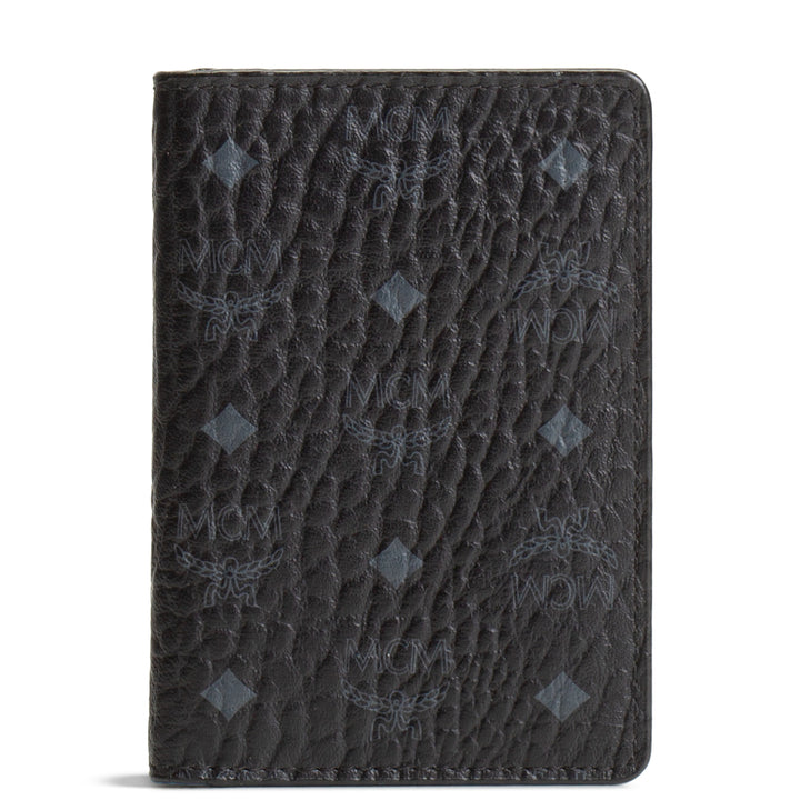 MCM Visetos Bifold Wallet - Black