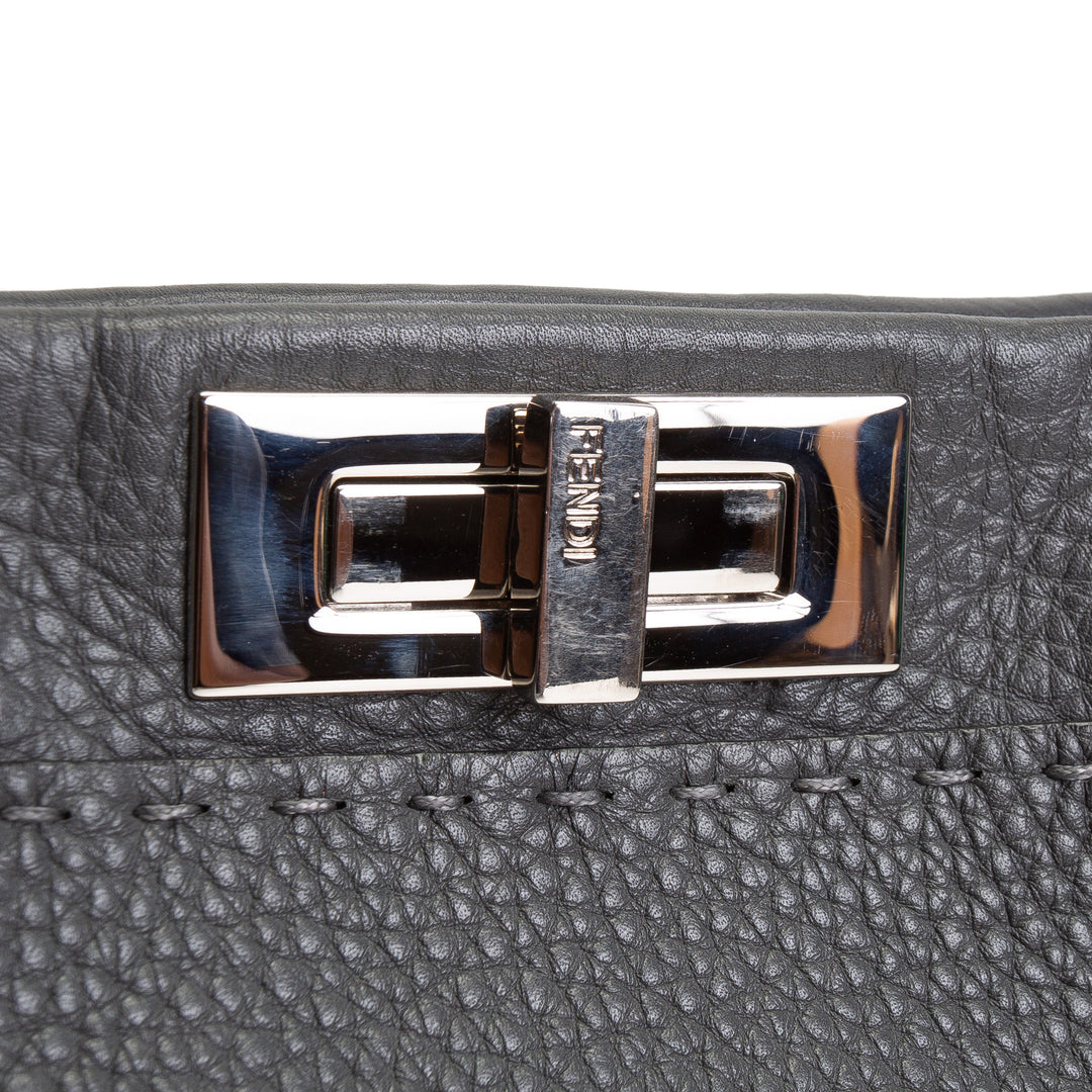 FENDI Medium Selleria Peekaboo - Gray