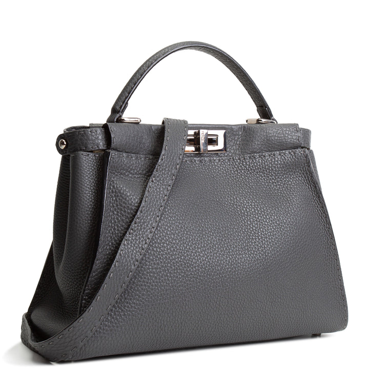 FENDI Medium Selleria Peekaboo - Gray