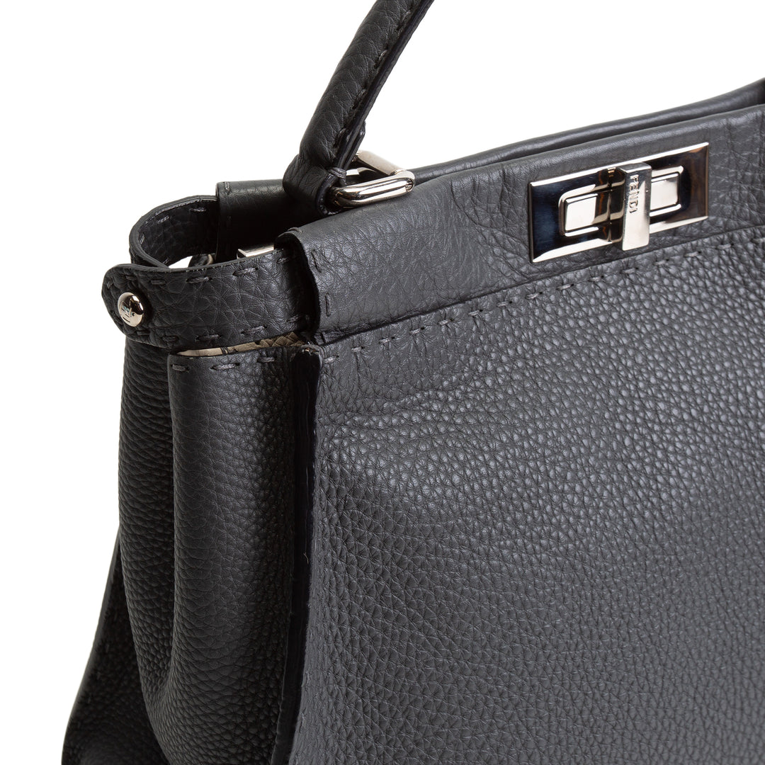 FENDI Medium Selleria Peekaboo - Gray