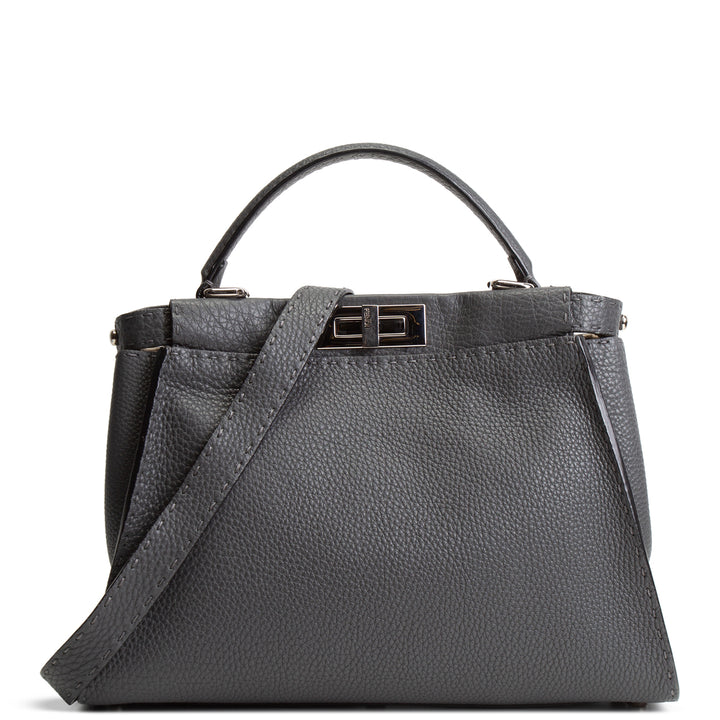 FENDI Medium Selleria Peekaboo - Gray