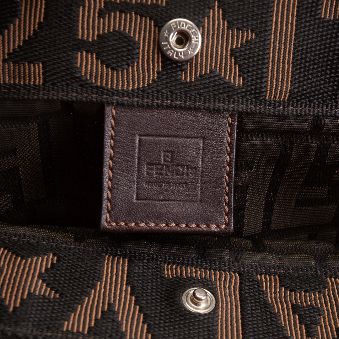 FENDI Zucca Foldover Tote