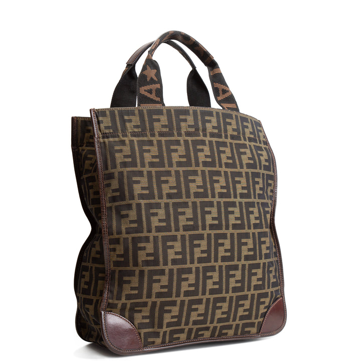 FENDI Zucca Foldover Tote