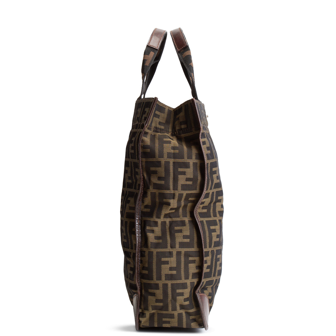 FENDI Zucca Foldover Tote