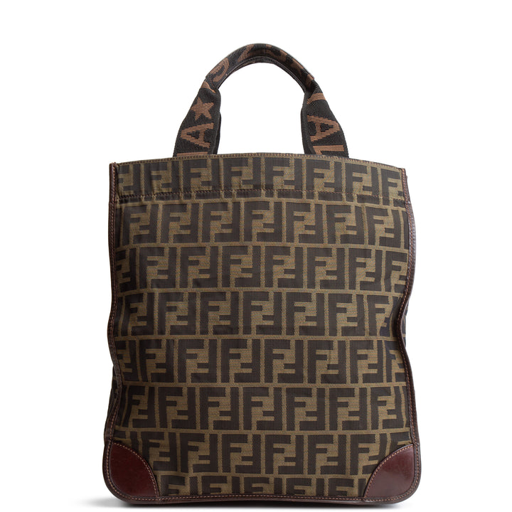 FENDI Zucca Foldover Tote