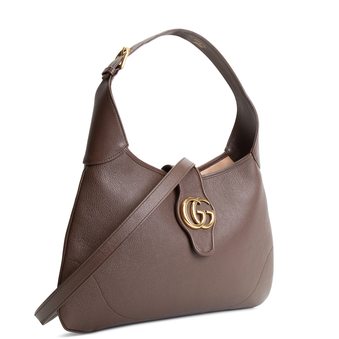 GUCCI Medium Aphrodite Hobo - Brown