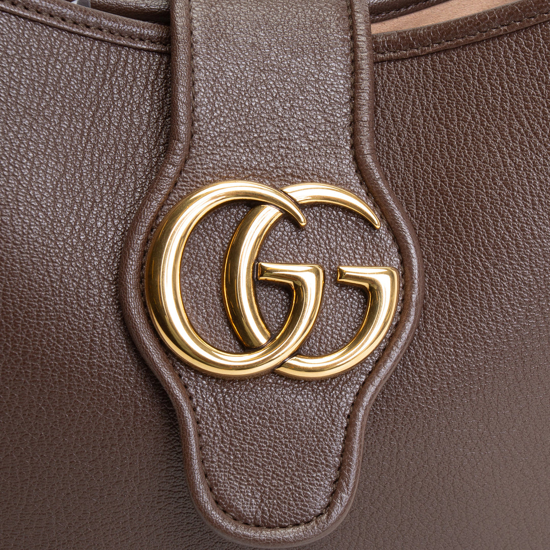 GUCCI Medium Aphrodite Hobo - Brown